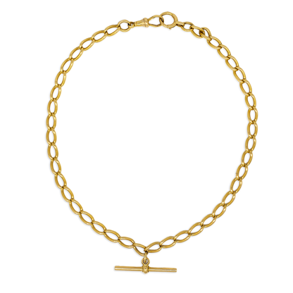 18ct Yellow Gold Albert Chain Necklace
