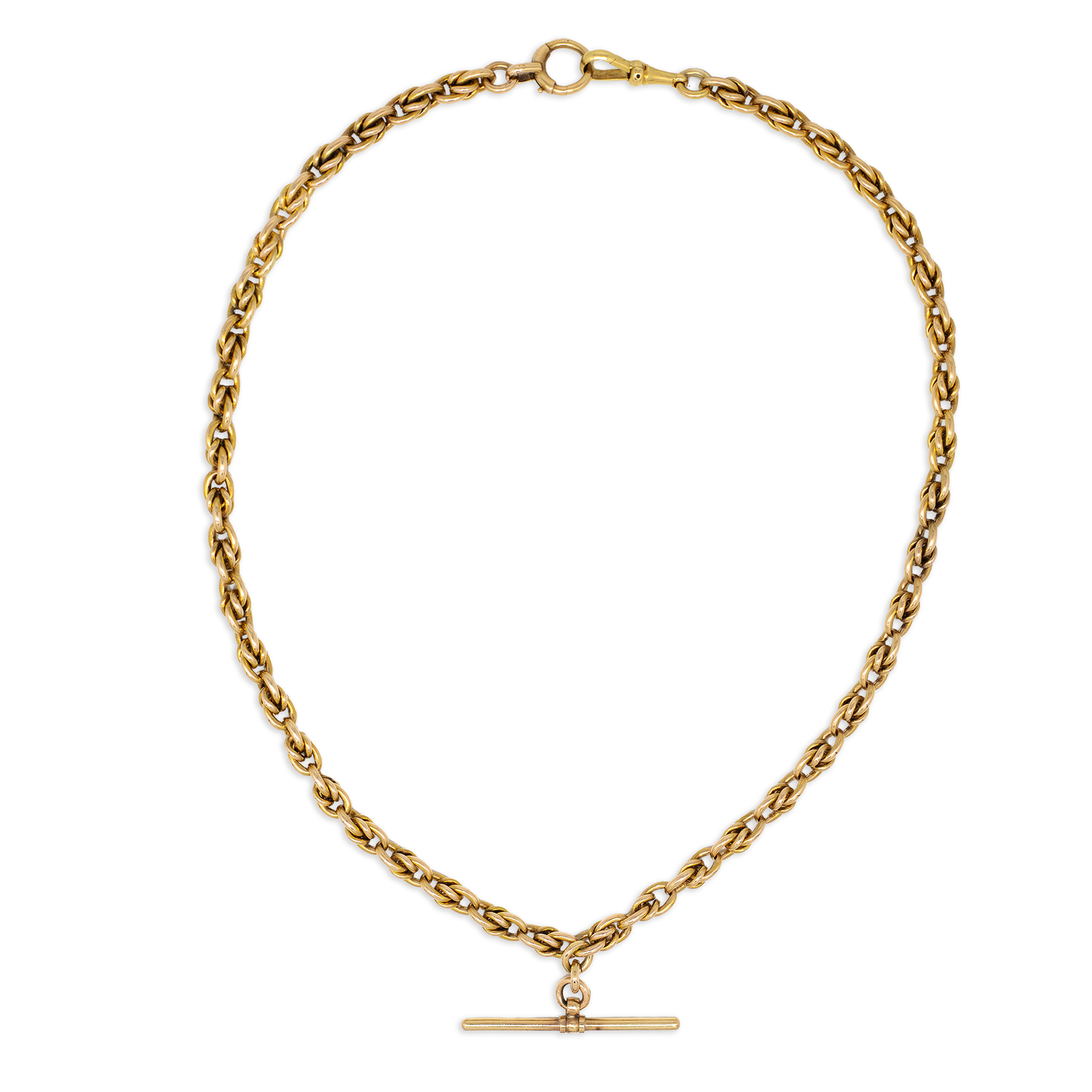 18ct Yellow Gold Albert Chain 18.5"