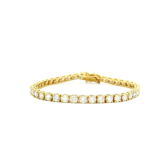 4.95ct Round Diamond Line Bracelet