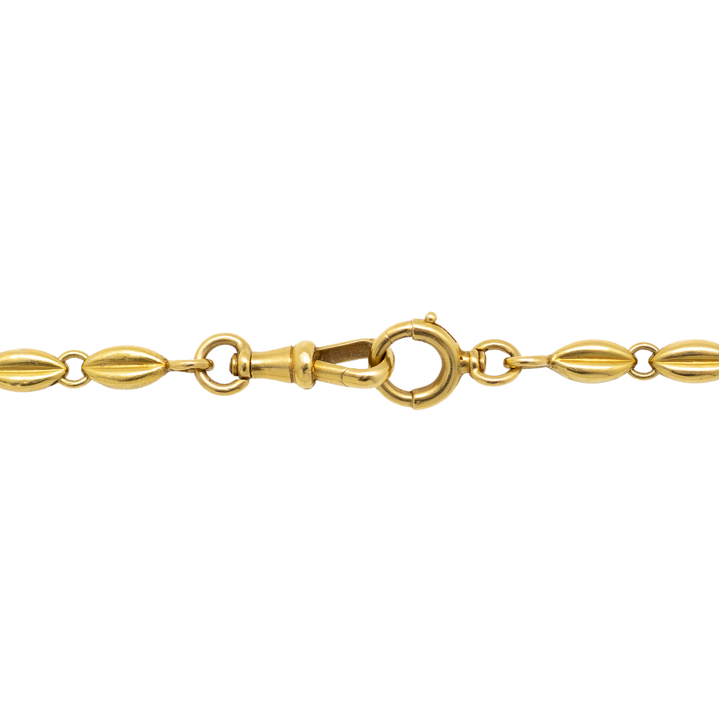 18ct Yellow Gold Lozenge Link chain 56"