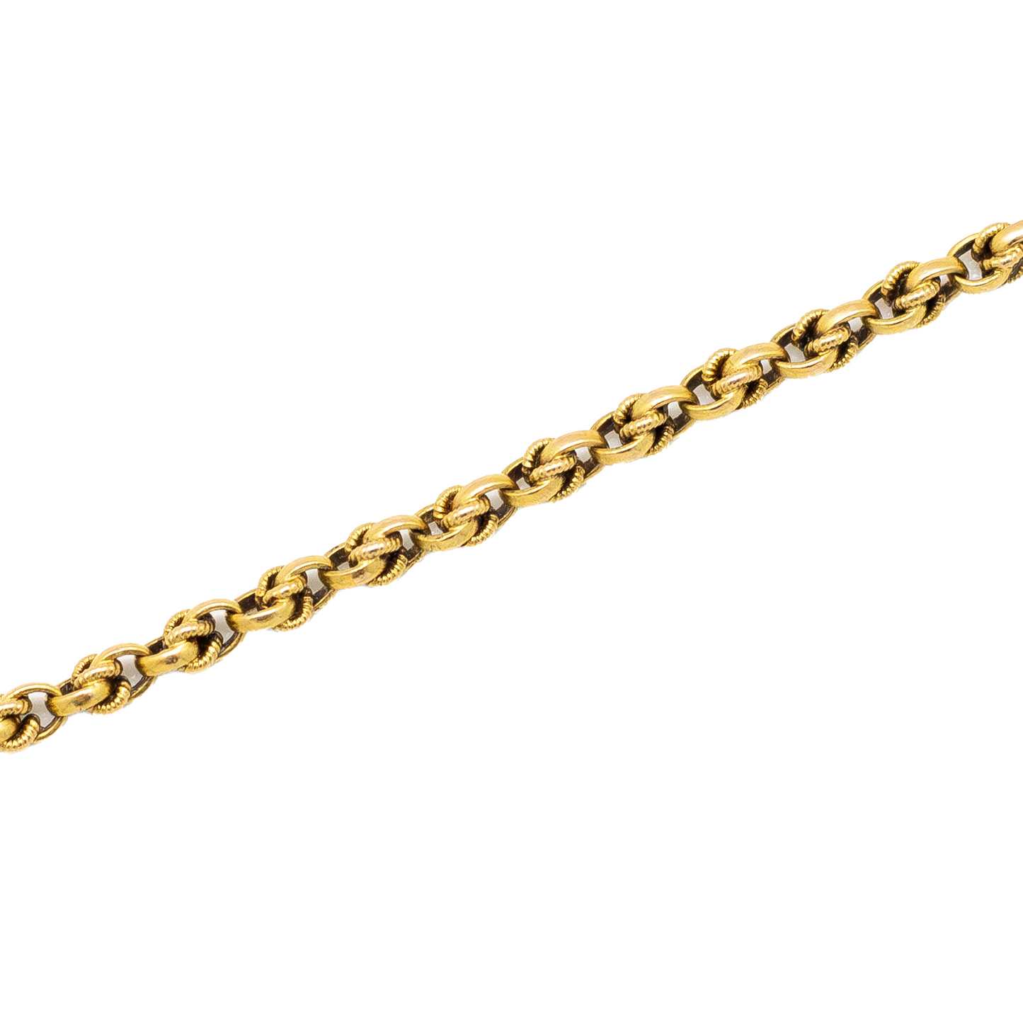 Victorian 18ct Yellow Gold Fancy Belcher Chain 38"