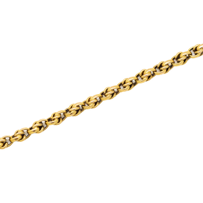 Victorian 18ct Yellow Gold Fancy Belcher Chain 38"