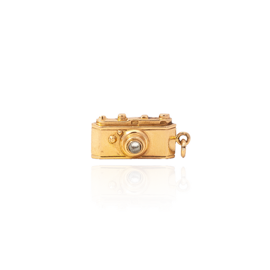 Yellow Gold Camera Charm