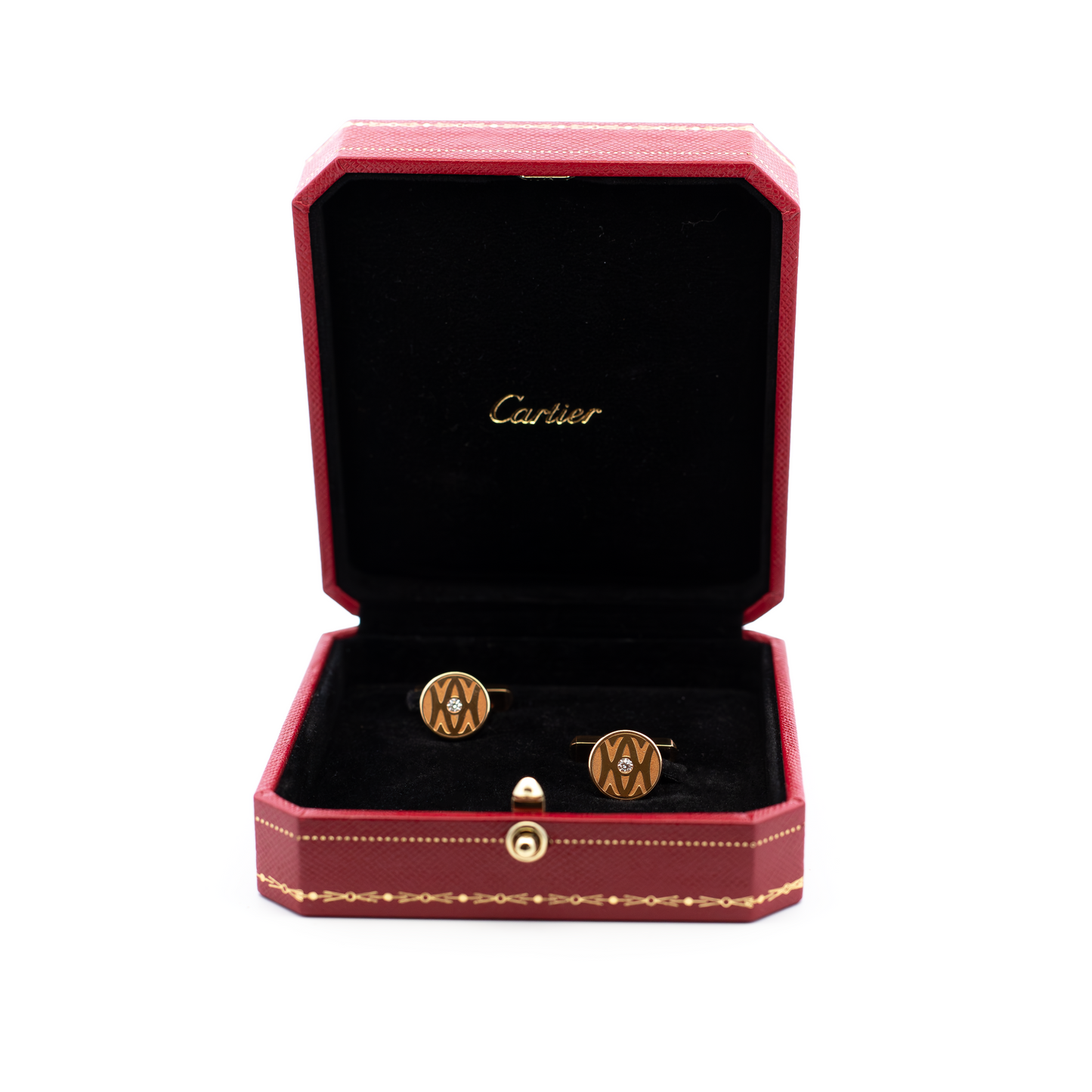 Cartier Diamond Set C de Cartier Cufflinks