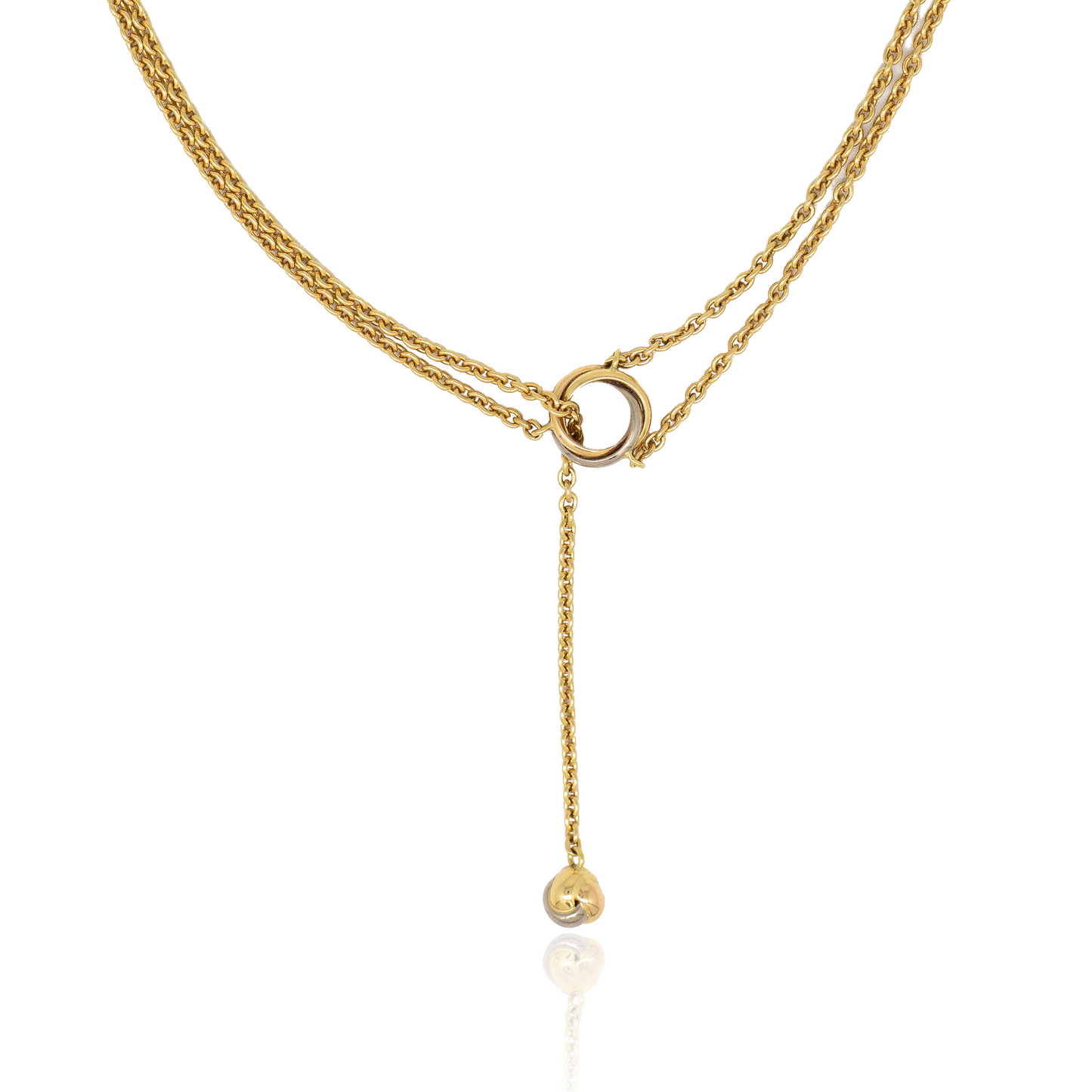 Cartier Baby Trinity Pampilles Lariat Necklace