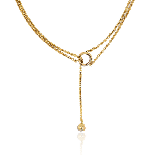 Cartier Baby Trinity Pampilles Lariat Necklace