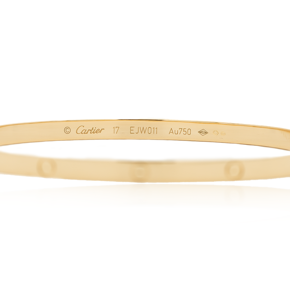 Cartier LOVE bangle small | Size 17, yellow gold