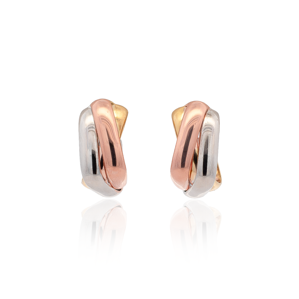 Cartier Trinity Cushion Earrings