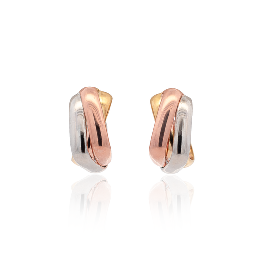 Cartier Trinity Cushion Earrings