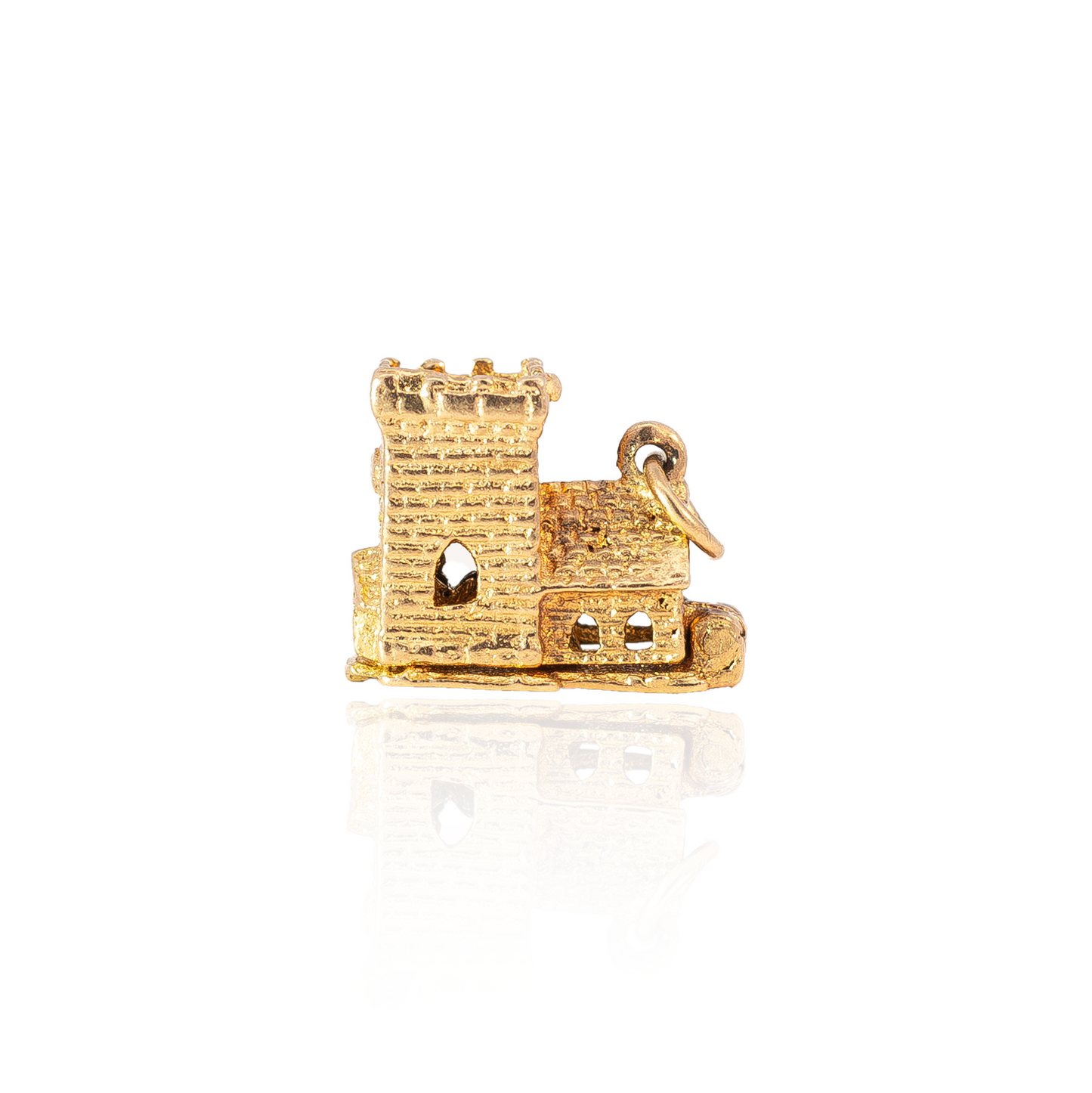 Yellow Gold Wedding Church Charm