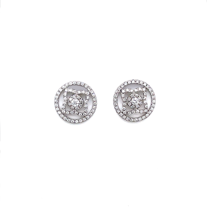 De Beers Enchanted Lotus Diamond Earrings