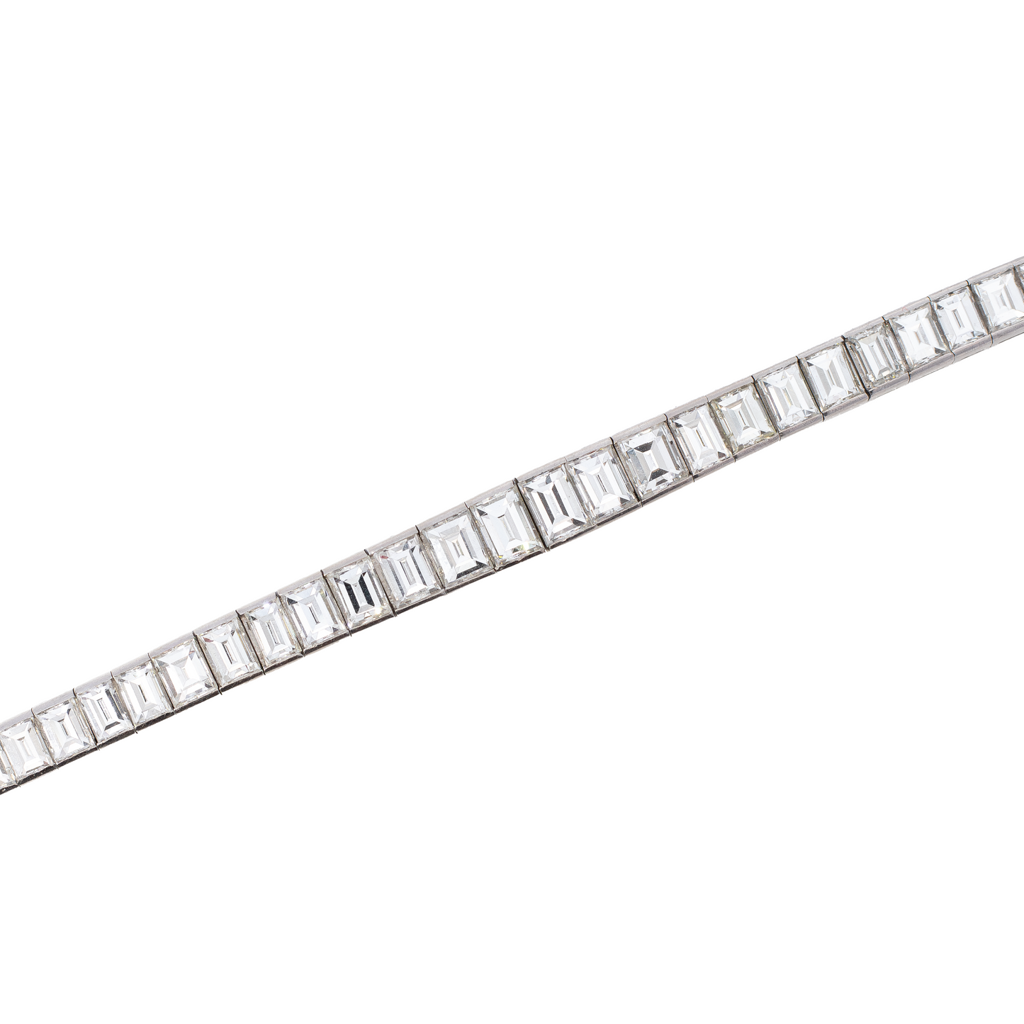 12.55ct Baguette Cut Diamond Bracelet