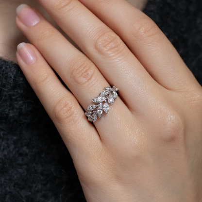 Mappin & Webb Diamond Set Vinea Ring