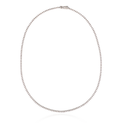 3.82ct Round Diamond Rivière Necklace