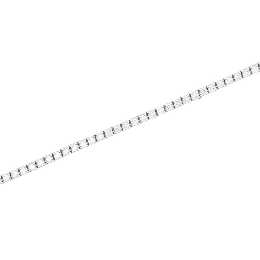 3.82ct Round Diamond Rivière Necklace