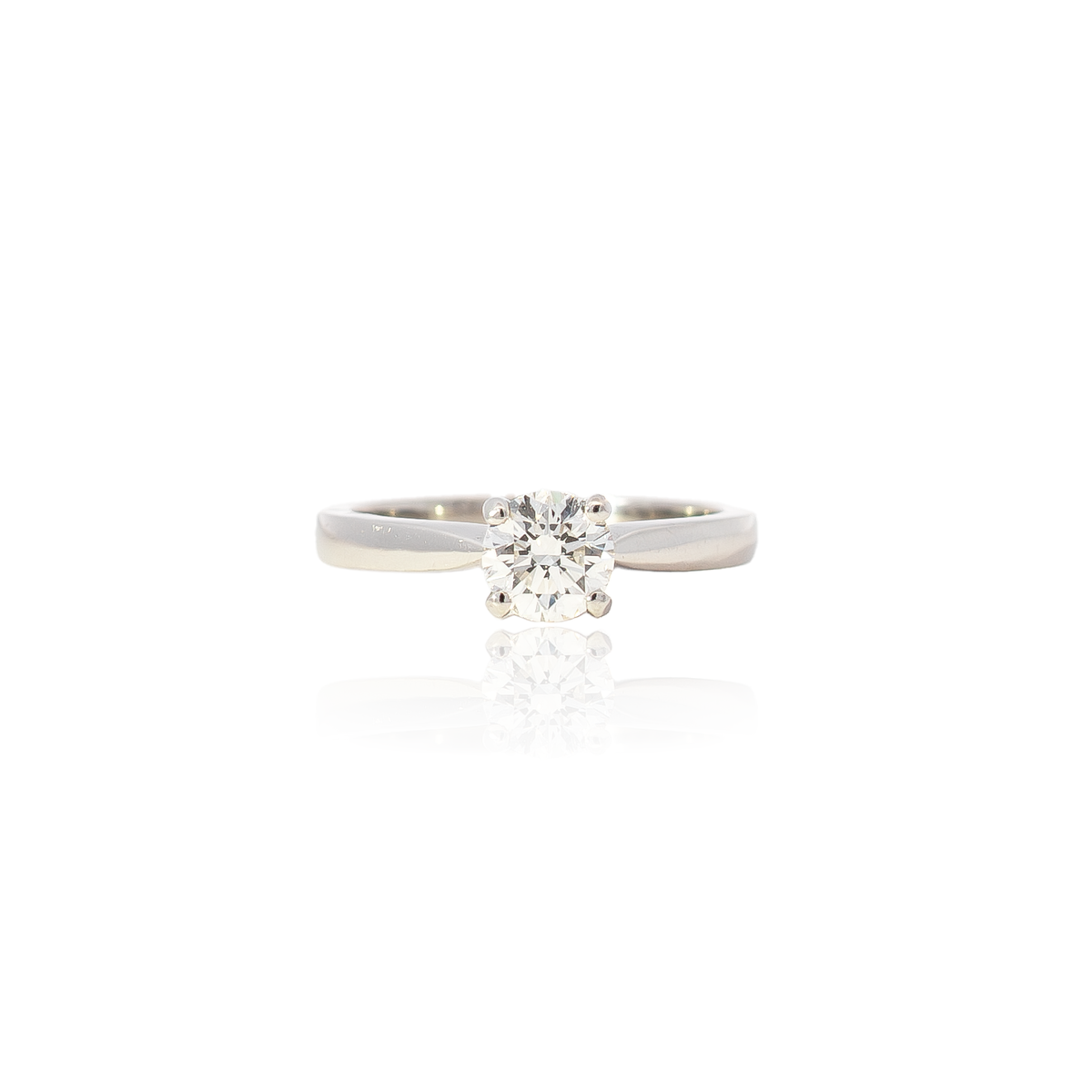 0.72ct Round Brilliant Cut Diamond Solitaire Ring