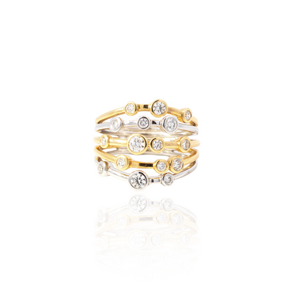 0.75ct Round Diamond Bubble Ring