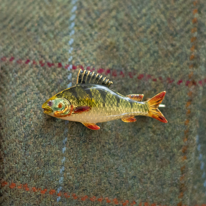 Enamel Fish Brooch