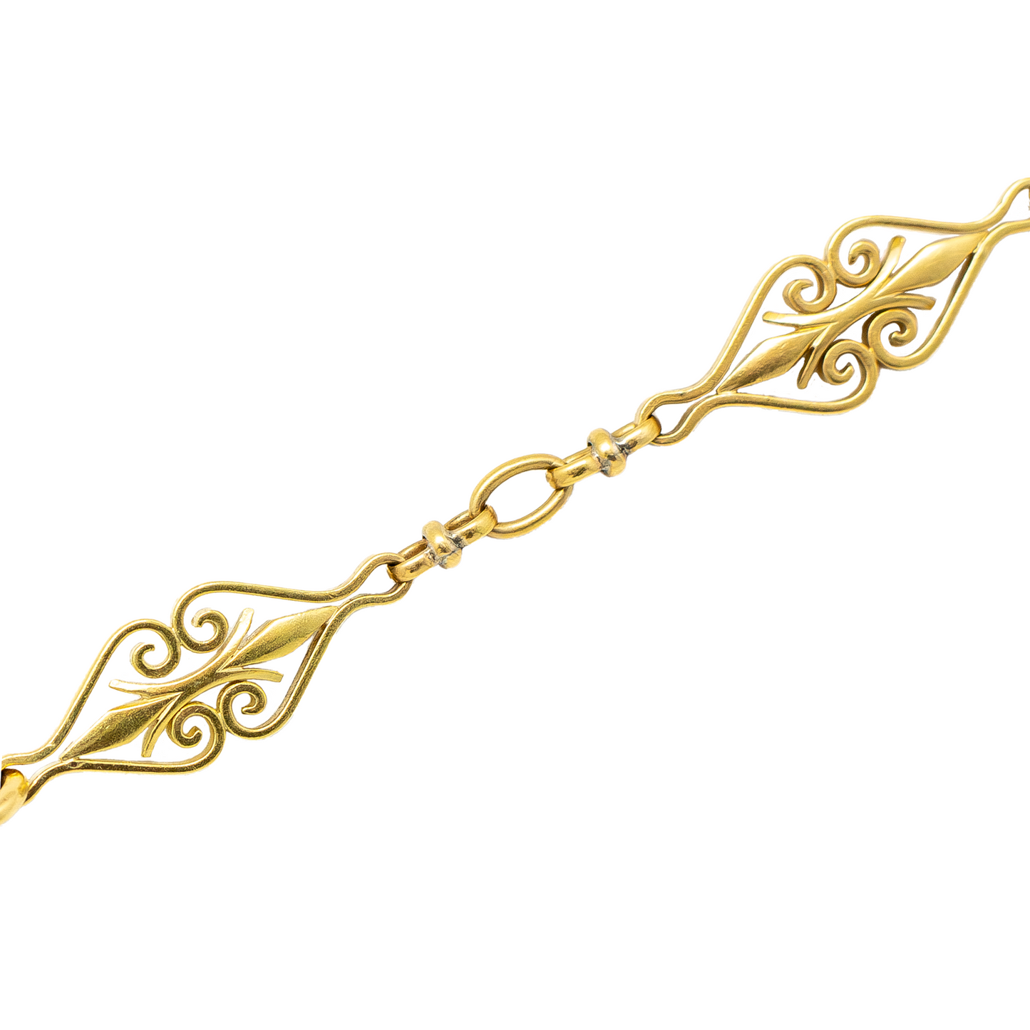 18ct Yellow Gold Fancy Link Chain 32"