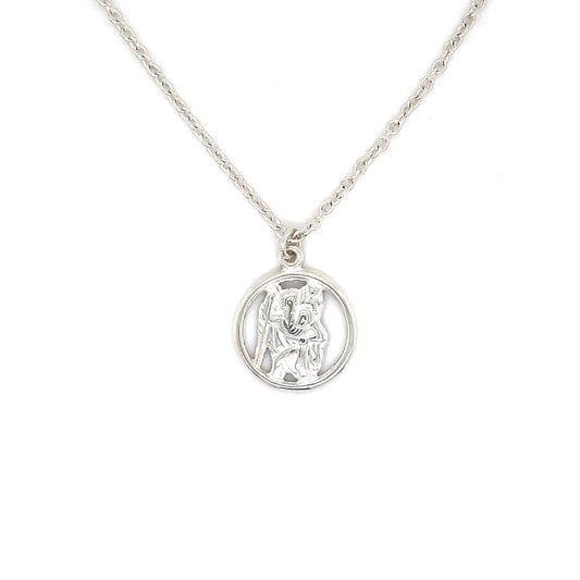 Silver Saint Christopher Pendant