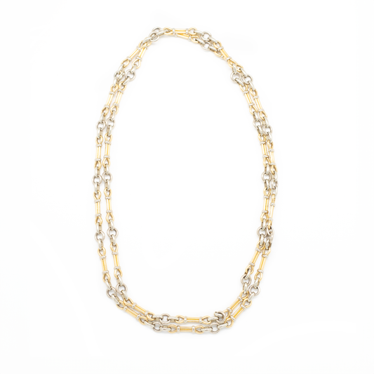 George L'enfant Yellow And White Gold Chain