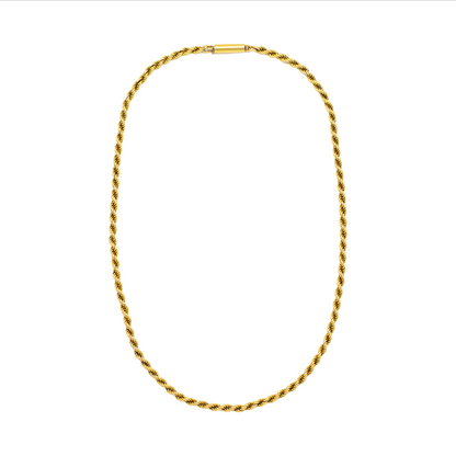 15ct Yellow Gold Prince of Wales Twist Chain 18"