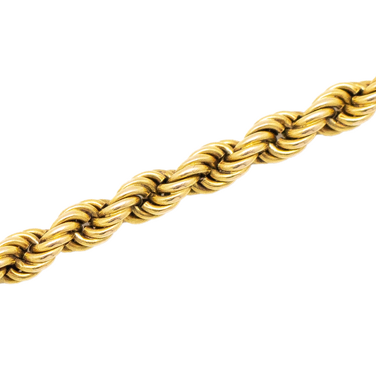 15ct Yellow Gold Prince of Wales Twist Chain 18"
