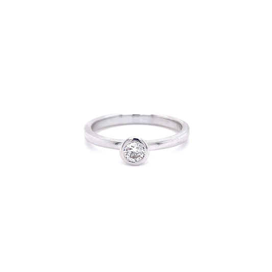0.24ct Round Diamond Solitaire Ring