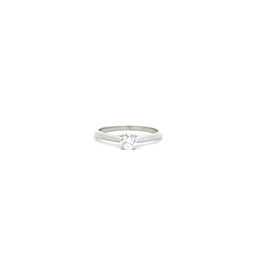 Cartier 0.26ct Round Diamond Solitaire Ring