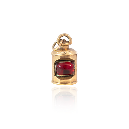 Yellow Gold Signal Lamp Charm