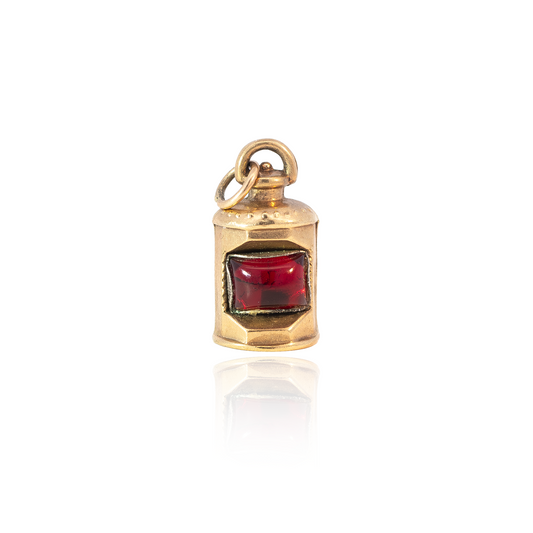 Yellow Gold Signal Lamp Charm