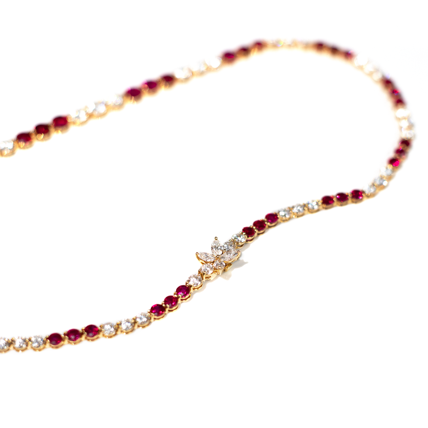 Tiffany and Co Ruby And Diamond Necklace