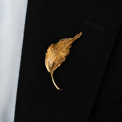 Van Cleef & Arpels Leaf Design Brooch