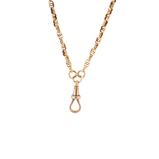 Rose Gold Double Belcher Chain Necklace