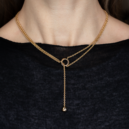 Cartier Baby Trinity Pampilles Lariat Necklace