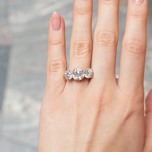 Cartier 3 stone engagement 2025 rings