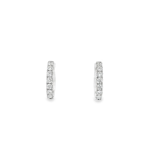 0.47ct Round Diamond Hoops