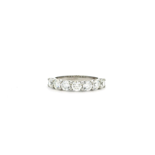 1.50ct Round Diamond Seven Stone Half Eternity Ring