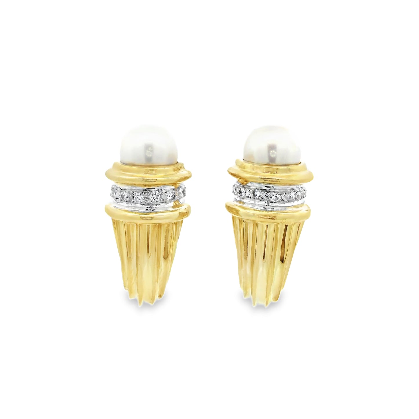 David Yurman Pearl Clip Earrings