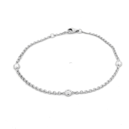 0.13ct Diamond Chain Bracelet