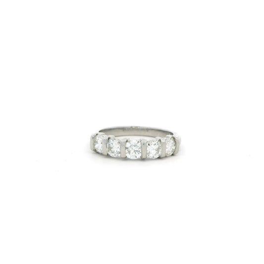 1.26ct Round Diamond Five Stone Ring