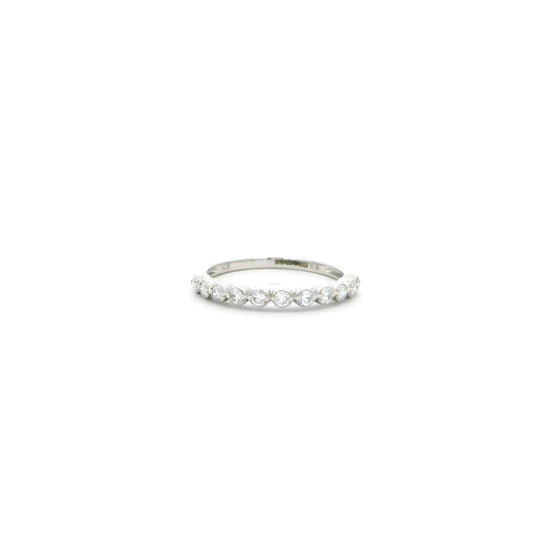 0.30ct Round Diamond Half Eternity Ring