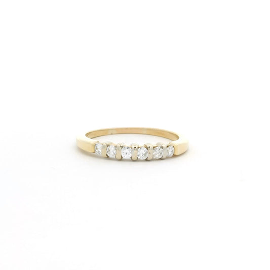 0.30ct Round Diamond Six Stone Ring