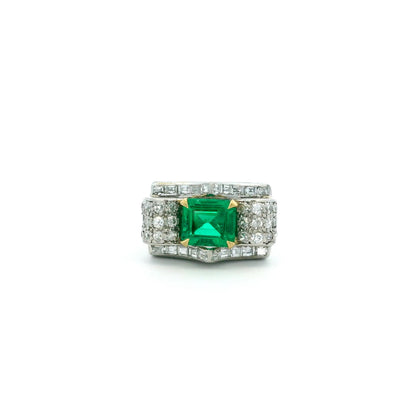 Van Cleef & Arpels 2.07ct Emerald and Diamond Ring