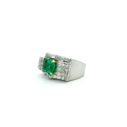 Van Cleef & Arpels 2.07ct Emerald and Diamond Ring