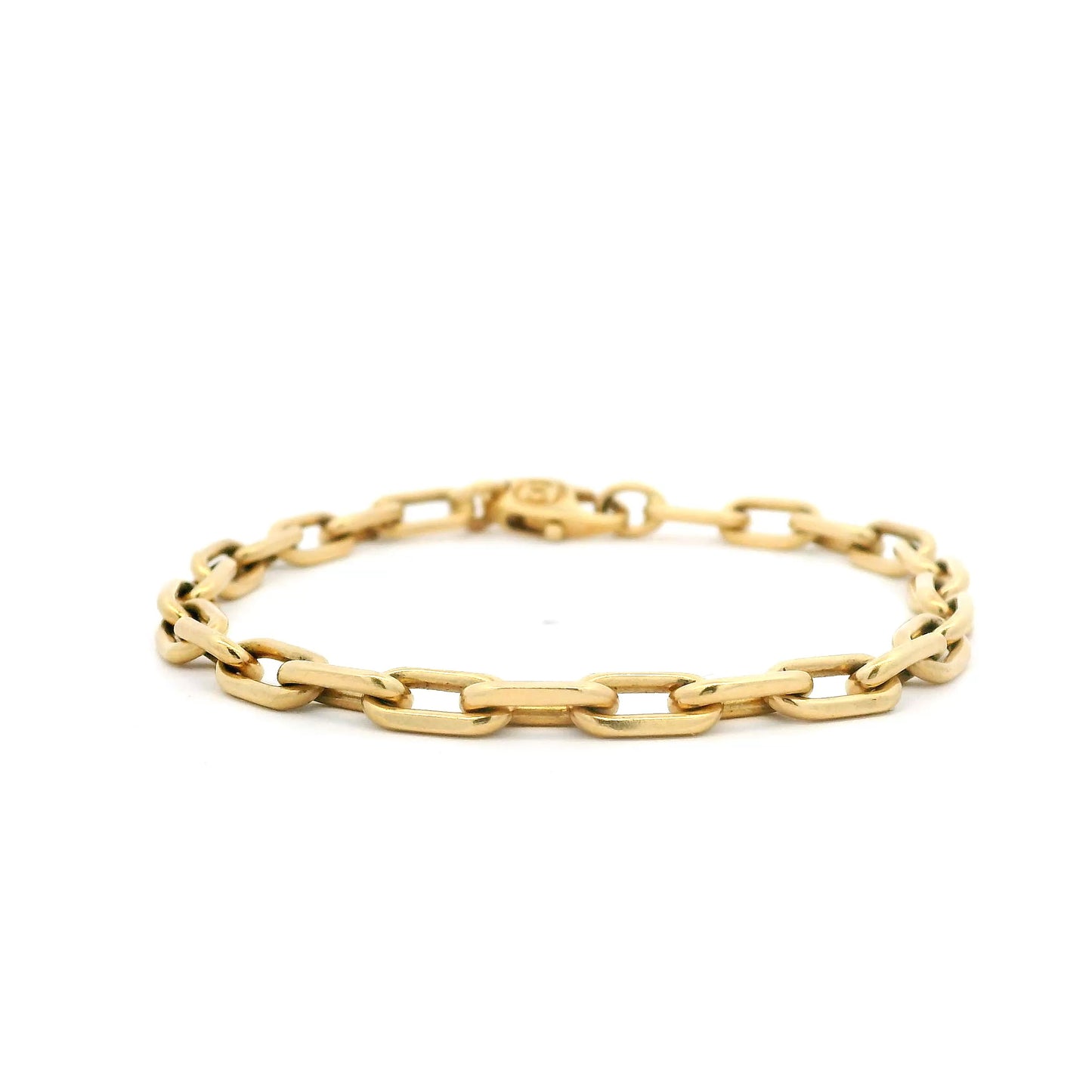 Cartier Yellow Gold Cable Link Charm Bracelet