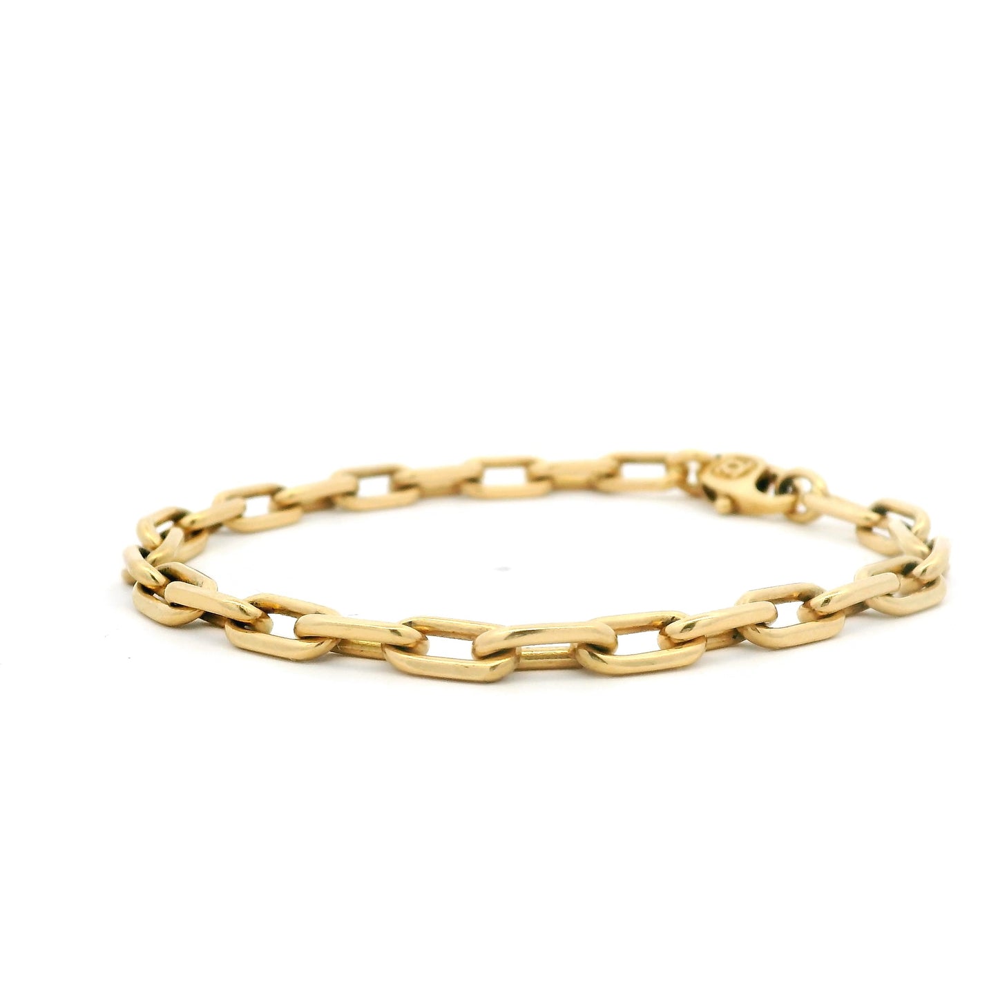 Cartier Yellow Gold Cable Link Charm Bracelet