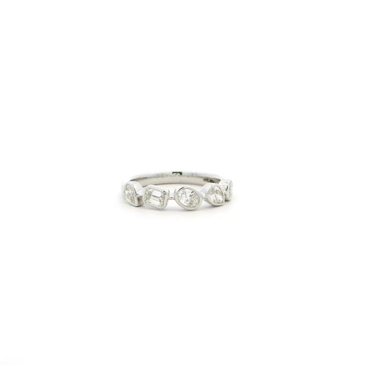 0.66ct Mixed Cut Diamond Five Stone Ring
