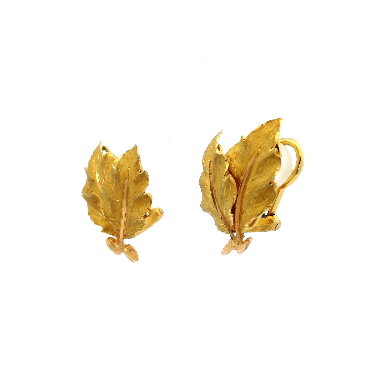 Buccellati Leaf Design Earrings
