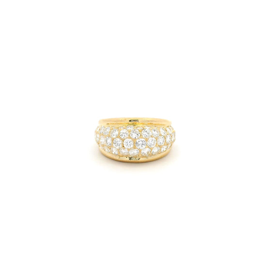 Van Cleef & Arpels Diamond Set Bombe Ring